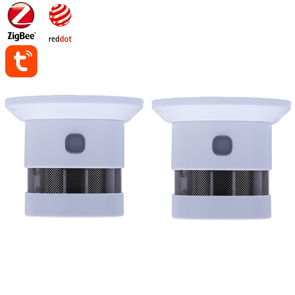 Smoke Leak Detector - Tuya Smart Zigbee Smoke Detector 85dB