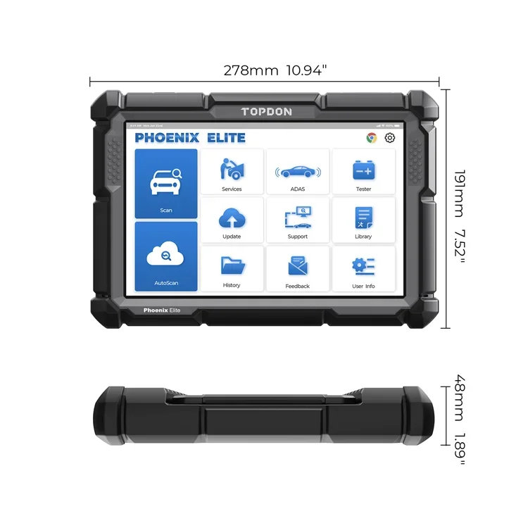 TOPDON PHOENIX ELITE Car Ecu U – Car Diagnostic Tool recenzja i cena