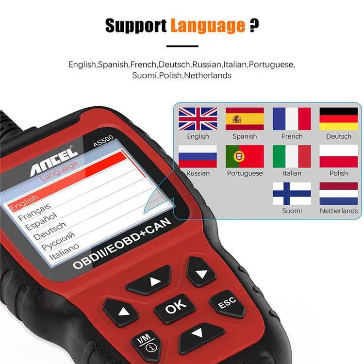 All OBDII functions Multi-lang – Car Diagnostic Tool recenzja i cena