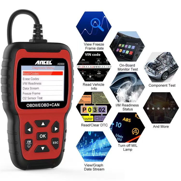 All OBDII functions Multi-lang – Car Diagnostic Tool recenzja i cena