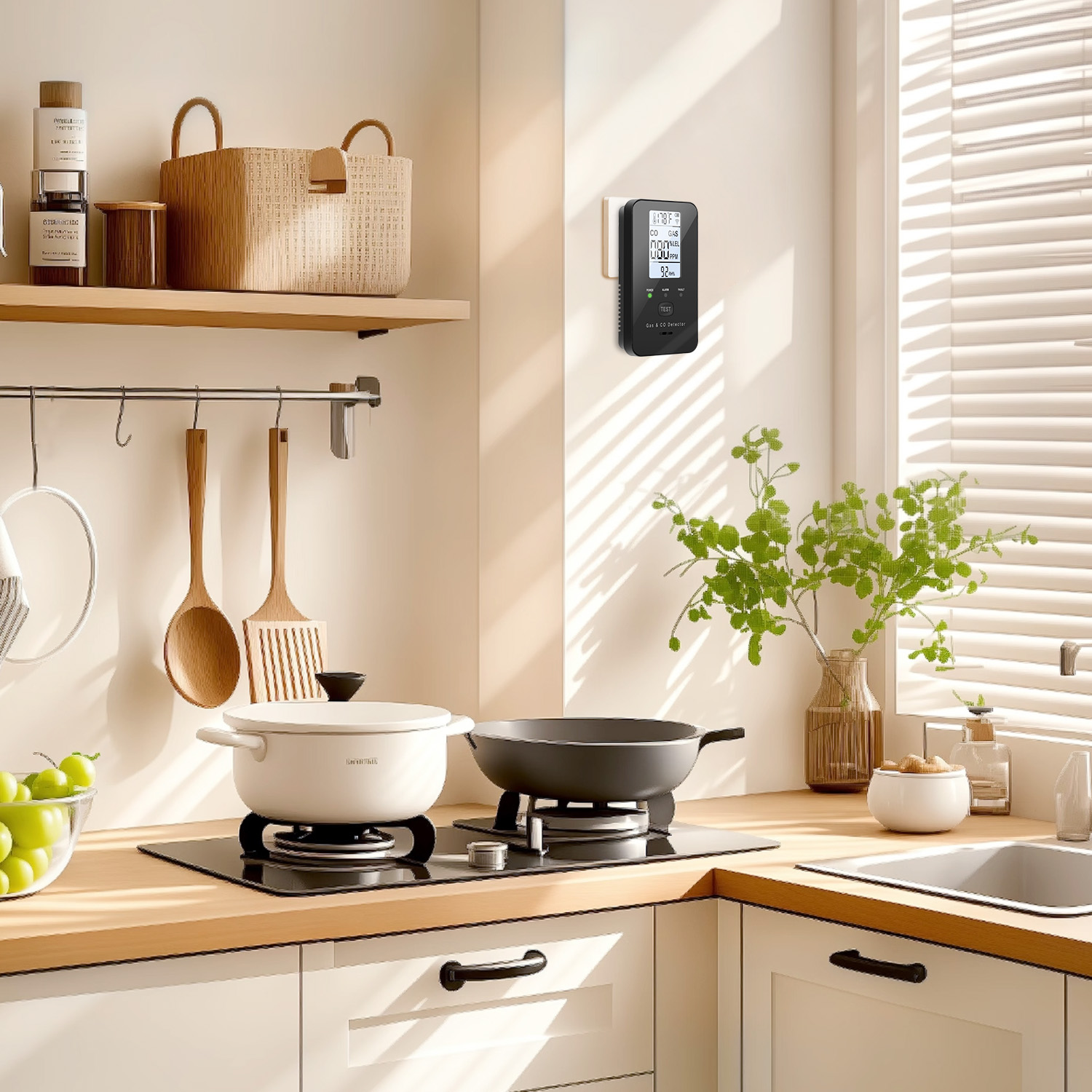 Natural Gas & Carbon Monoxide  – Smoke Leak Detector recenzja i cena