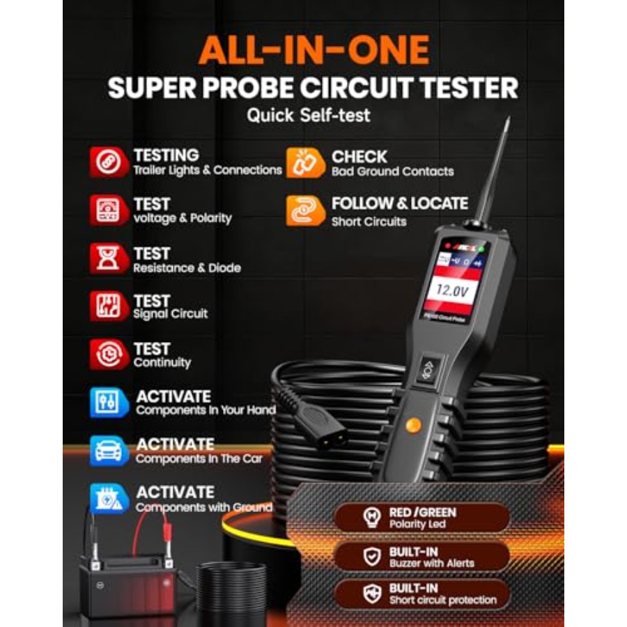 ANCEL PB100 Automotive Power C – Car Diagnostic Tool recenzja i cena