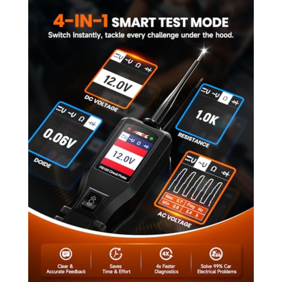ANCEL PB100 Automotive Power C – Car Diagnostic Tool recenzja i cena