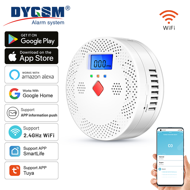 Tuya WiFi Smart Carbon Monoxid – Smoke Leak Detector recenzja i cena