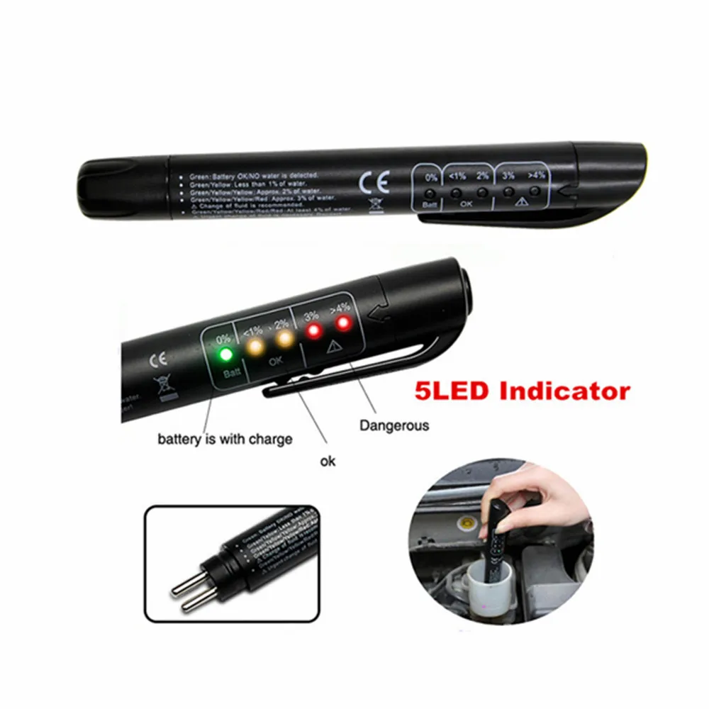 Car Brake Fluid Tester 5 Leds  – Car Diagnostic Tool recenzja i cena