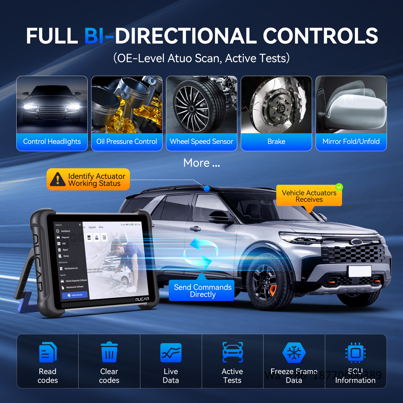 MUCAR 892BT AI Intelligent Dia – Car Diagnostic Tool recenzja i cena