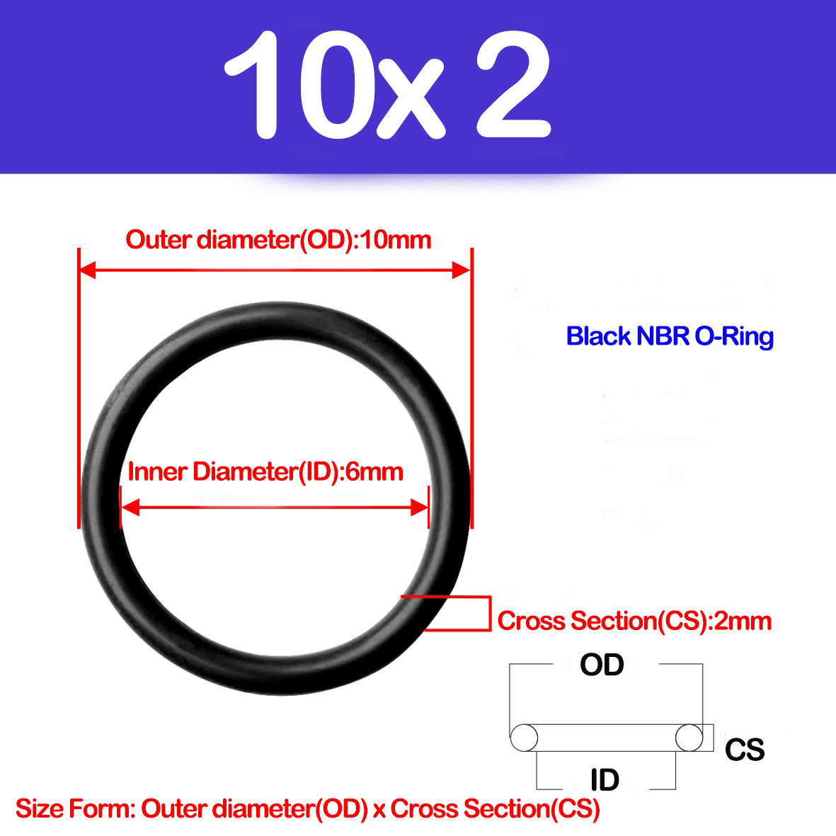 WD CS 2mm,NBR O Ring Sealing G – Auto Repair Cs recenzja i cena
