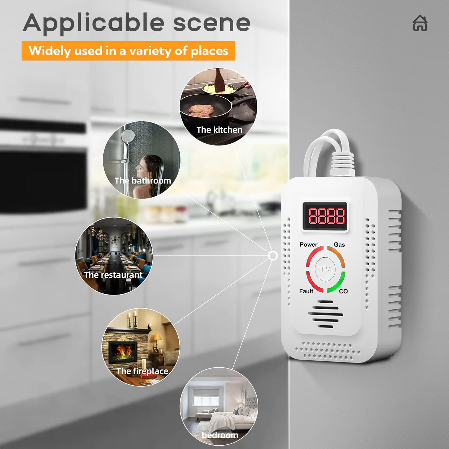 Natural Gas Detector 2in1 And  – Smoke Leak Detector recenzja i cena