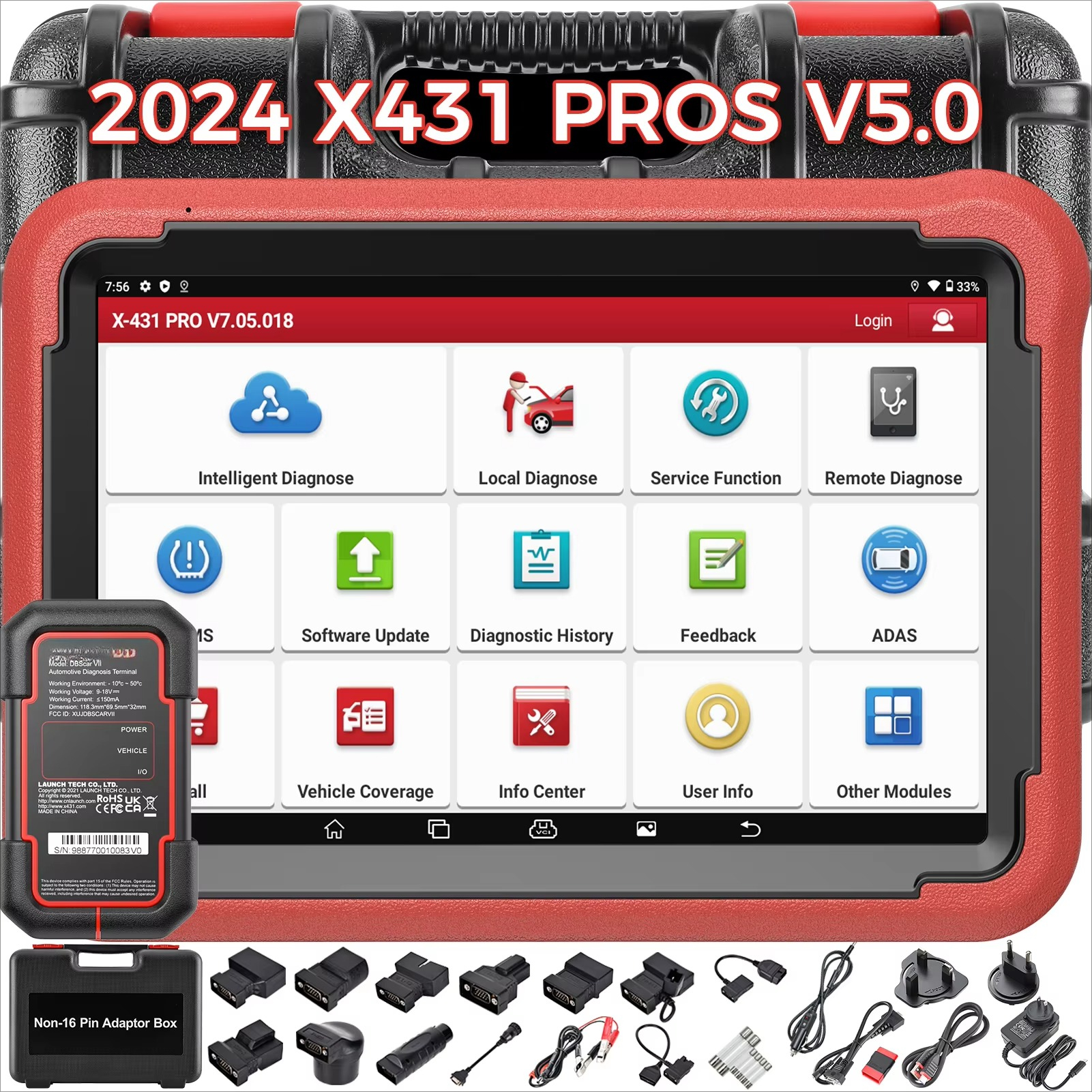 Original  X431 Pros v 5.0 V1.0 – Car Diagnostic Tool recenzja i cena