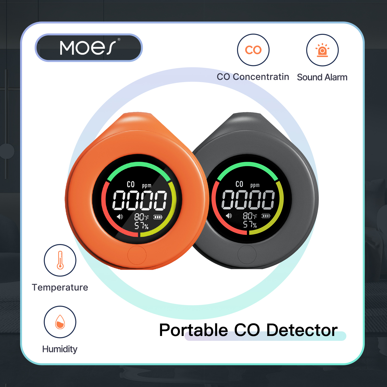 MOES Mini Carbon Monoxide Dete – Smoke Leak Detector recenzja i cena